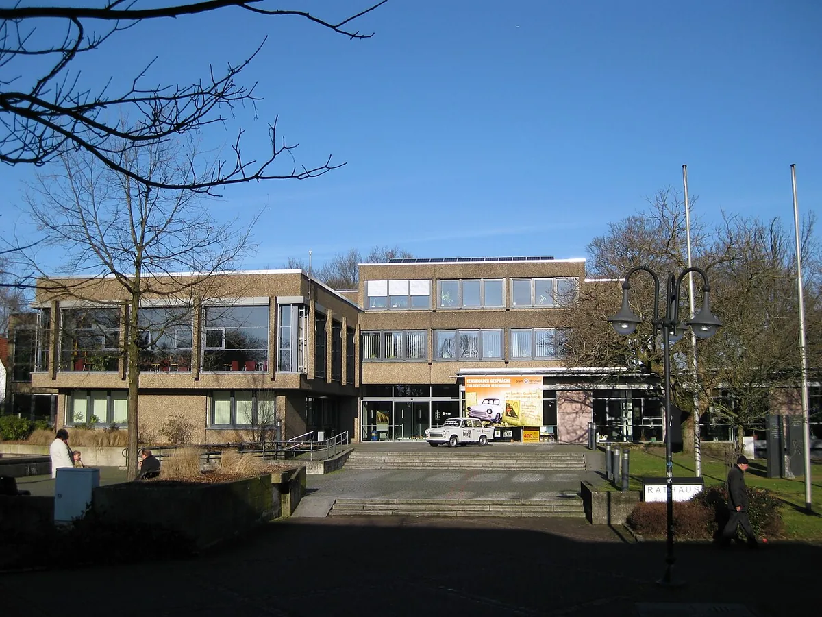 Stadtansicht von Versmold – Wahrzeichen und Architektur